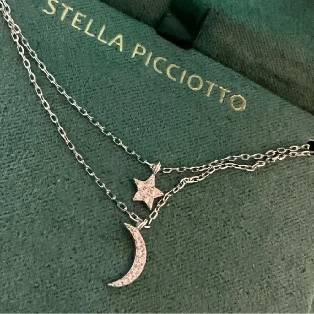 Stella Picciotto "Star & Moon" Necklace